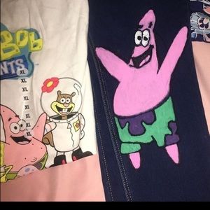 Spongebob shirt with custom made Patrick pants